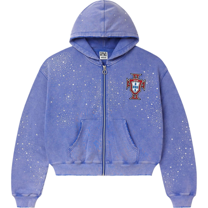 Vale Pluto Cluster Zip Up Hoodie (Blue)