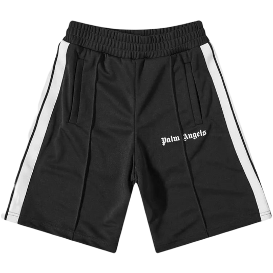 Palm Angels Classic Track Shorts 'Black/White'