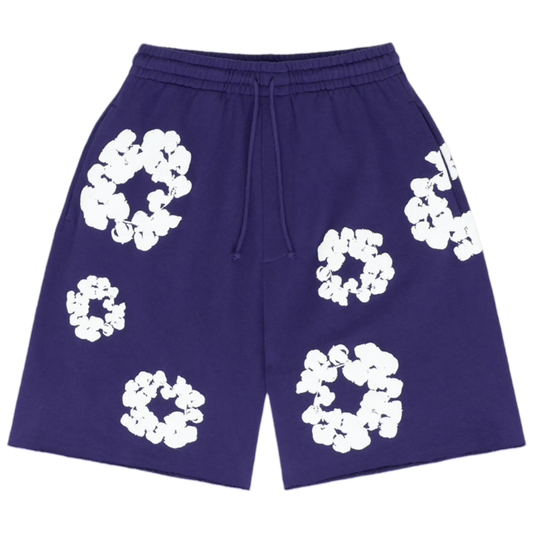 Denim Tears The Cotton Wreath Shorts Purple