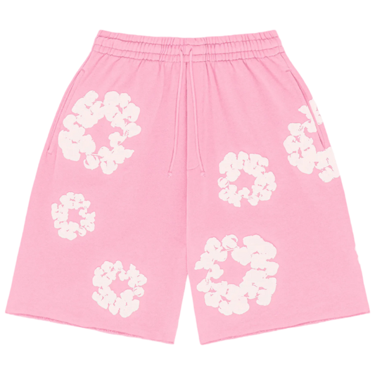 Denim Tears The Cotton Wreath Shorts Pink