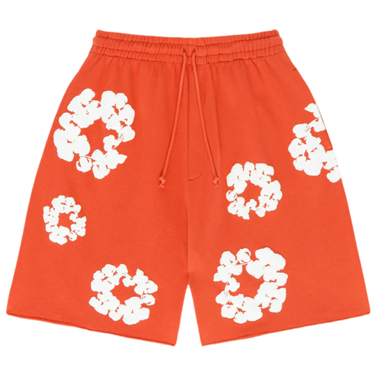 Denim Tears The Cotton Wreath Shorts Orange