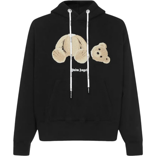 Palm Angels Bear Hoodie (Black/Brown)