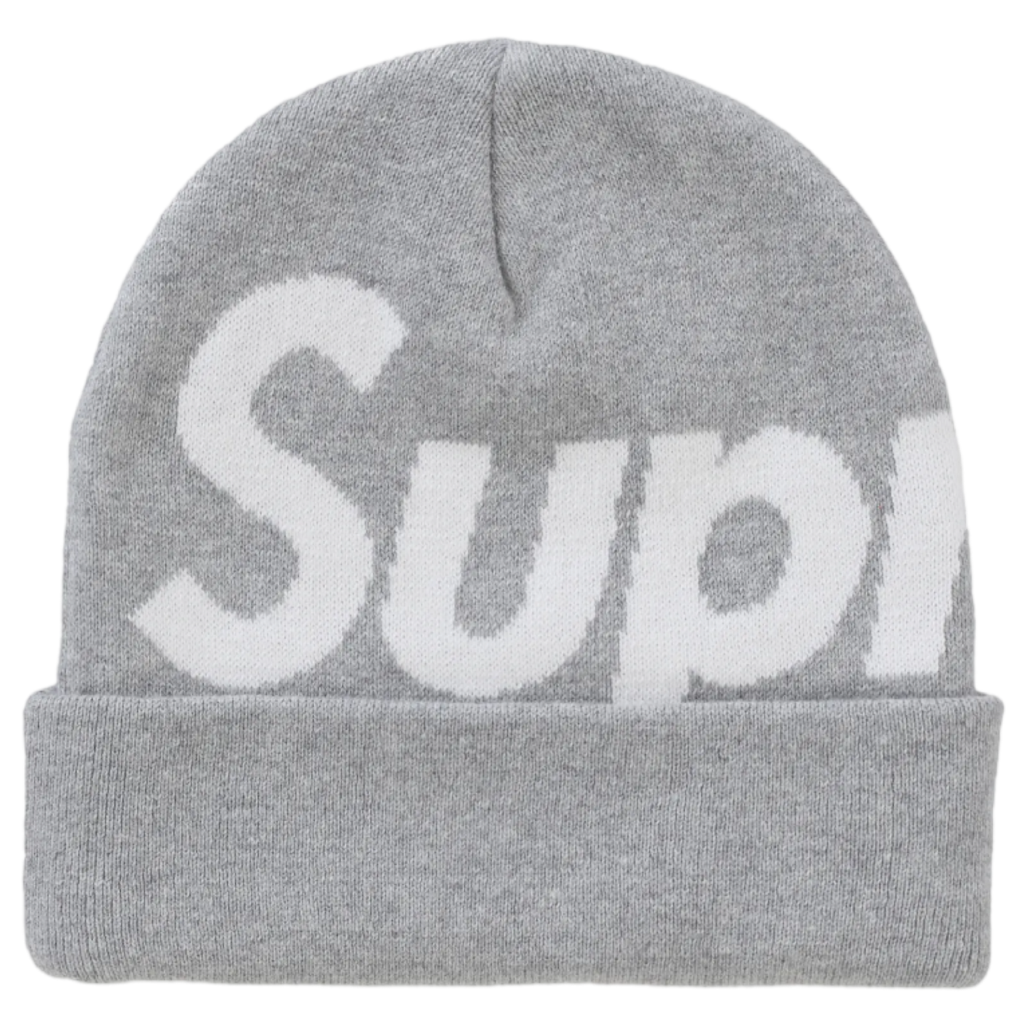 Supreme Big Logo Beanie (Grey)