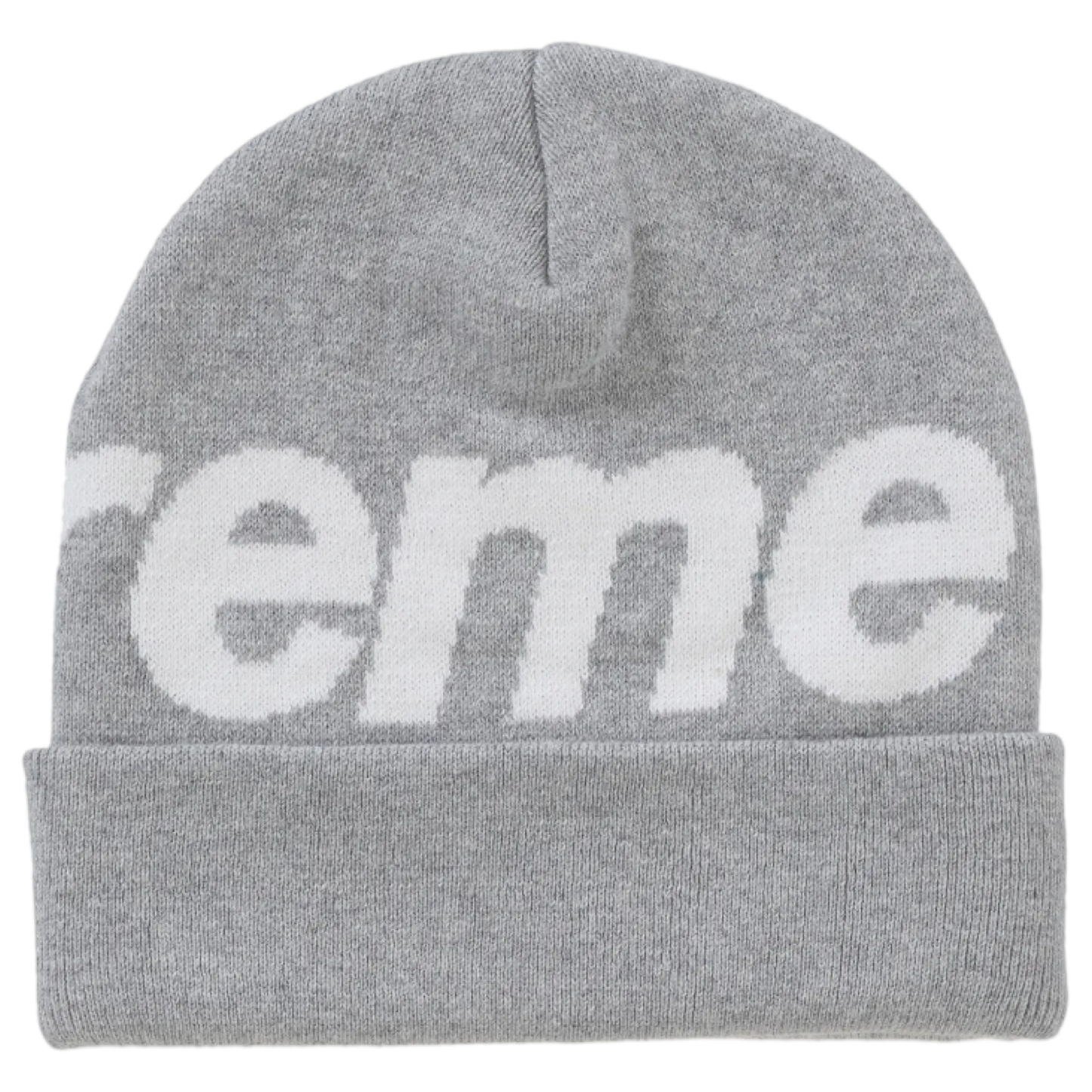 Supreme Big Logo Beanie (Grey)