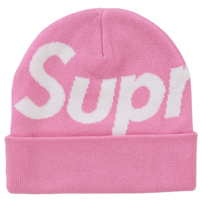 Supreme Big Logo Beanie (Pink)