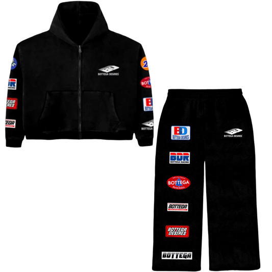 Bottega Desires 'BDR Patches' Set (Black)