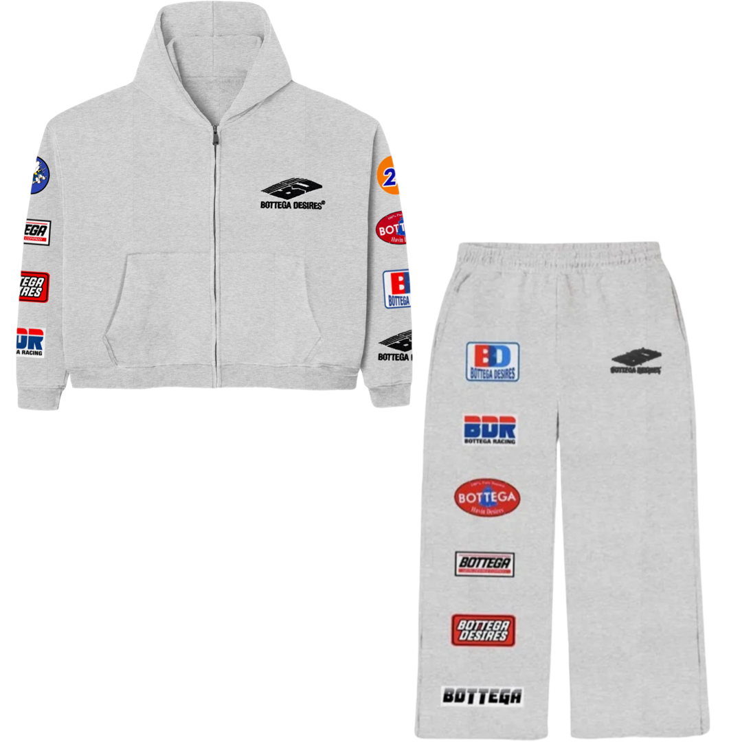 Bottega Desires 'BDR Patches' Set (Grey)