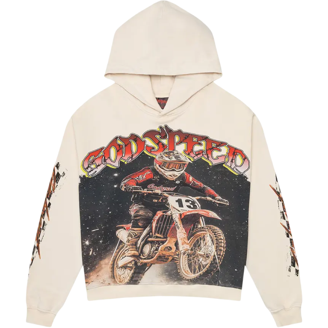 Godspeed Motocross Hoodie (Bone)