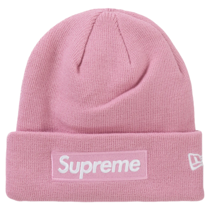 Supreme New Era Box Logo Beanie (Dusty Pink)