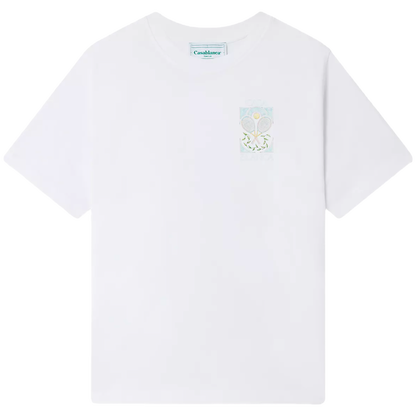 Casablanca Tennis Pastelle Print Tee