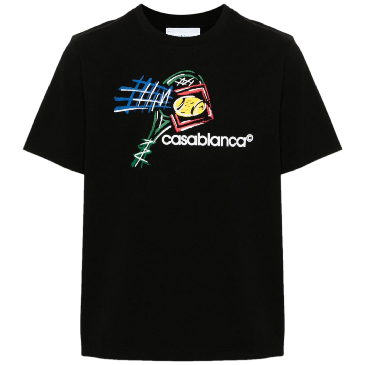 Casablanca Croquis De Tennis Tee (Black)