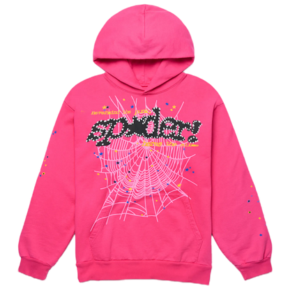 Sp5der P*NK V2 Hoodie (Pink)