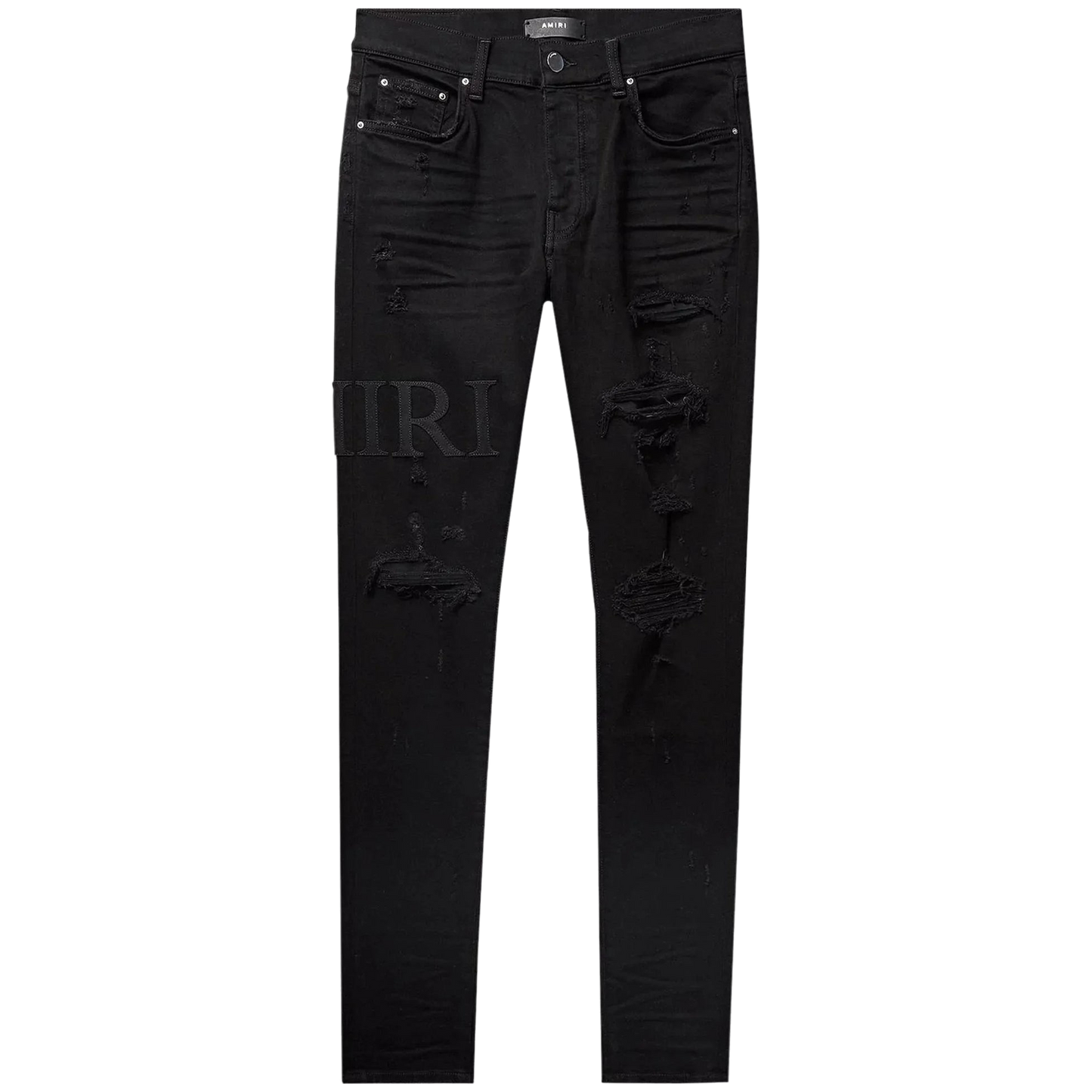 Amiri Serif Logo Jean (Black/Black)