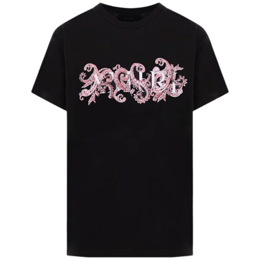 Amiri Paisley Print Tee (Black)