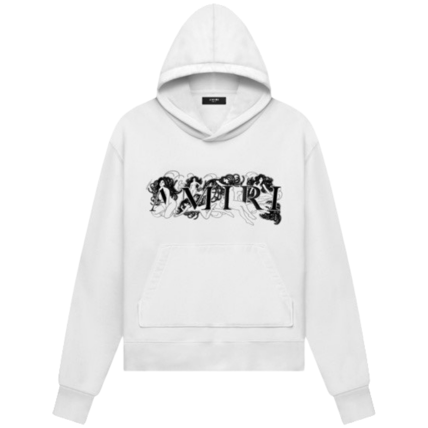 AMIRI White 'Female Figure' Hoodie