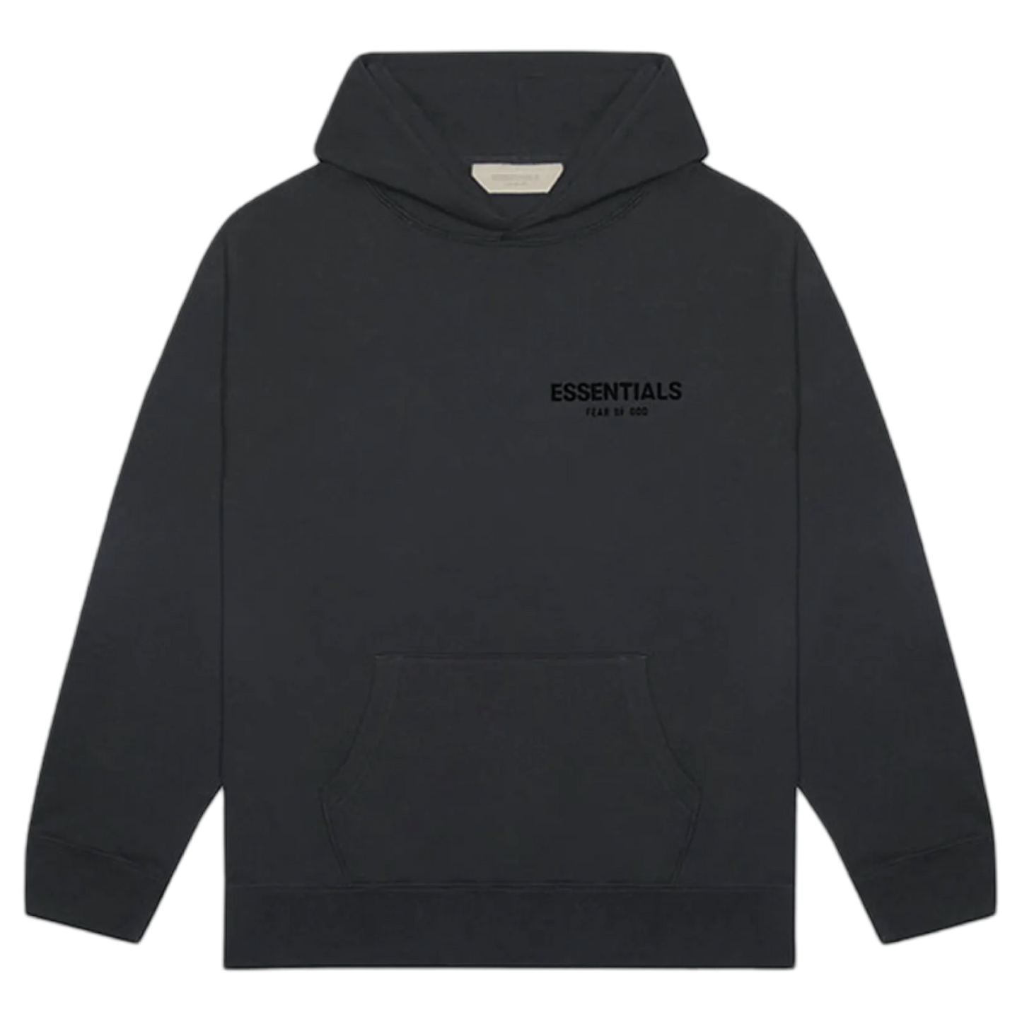 Fear of God Essentials Chest Logo Hoodie (Black)