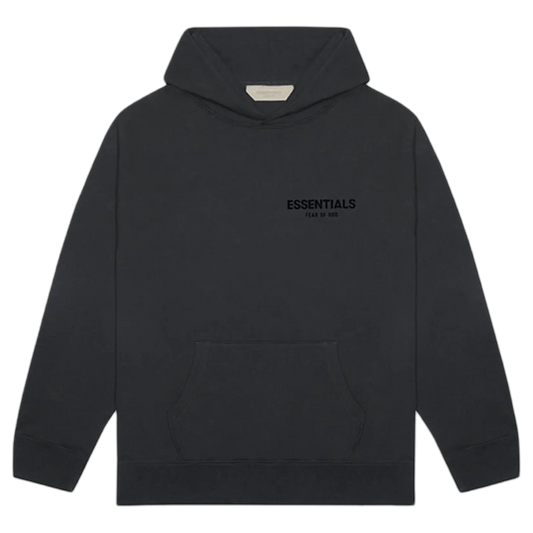 Fear of God Essentials Chest Logo Hoodie (Black)