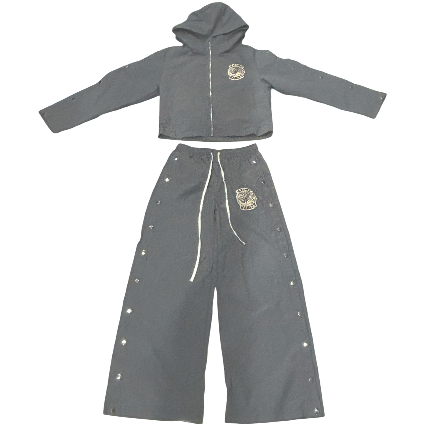 Saint Vanity Hooded Breakaway Set (Grey)