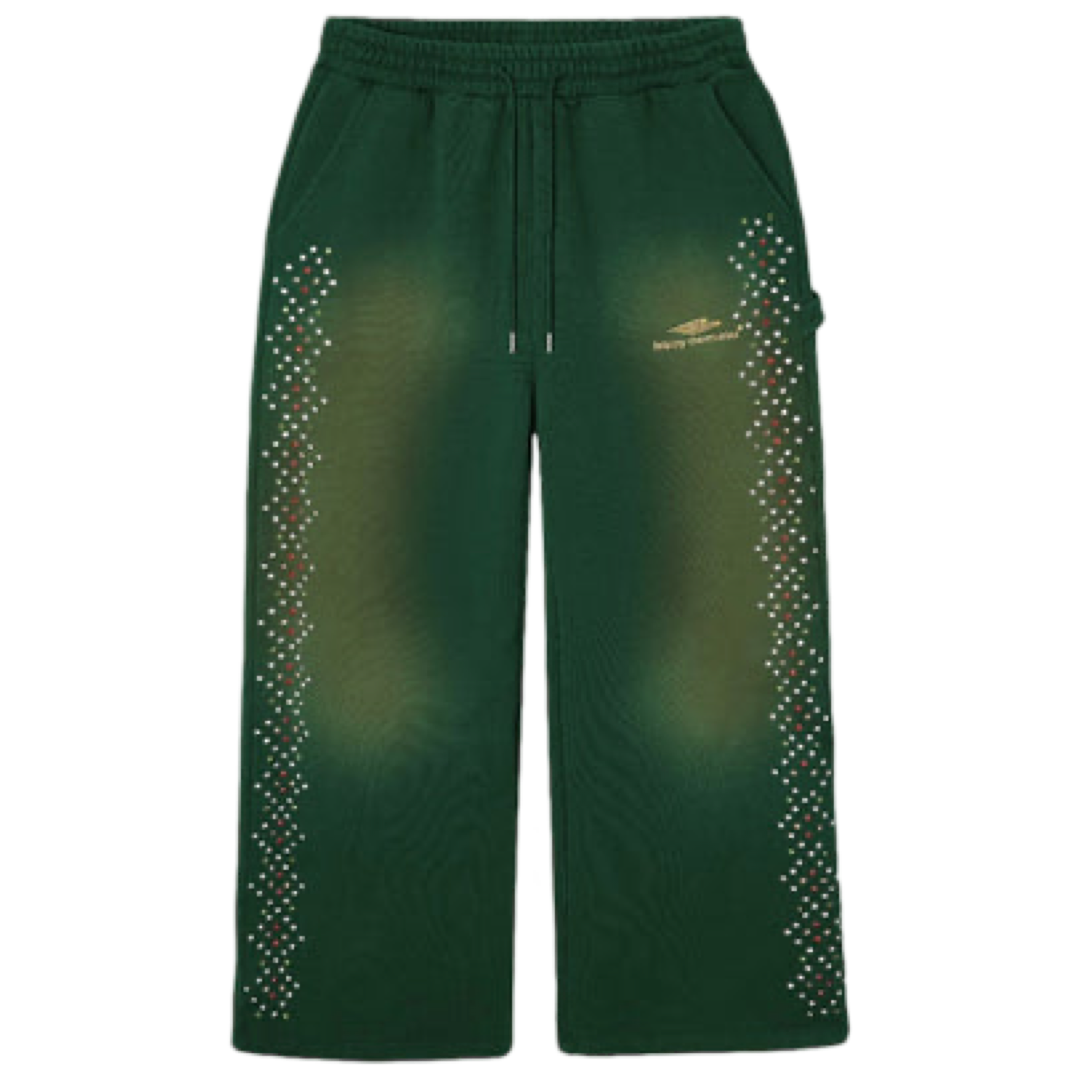 HMDD Crystal Sweatpants (Green)