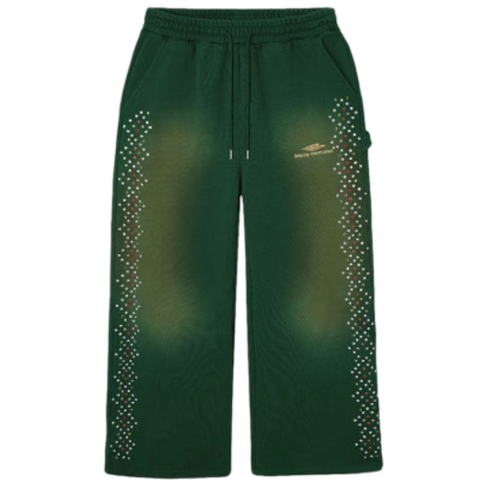 HMDD Crystal Sweatpants (Green)