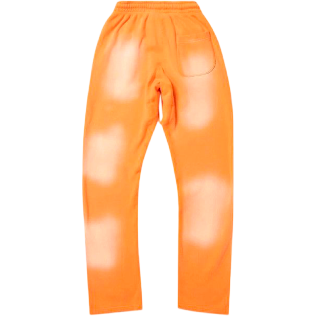 Hellstar Flame Flare Joggers "Orange"