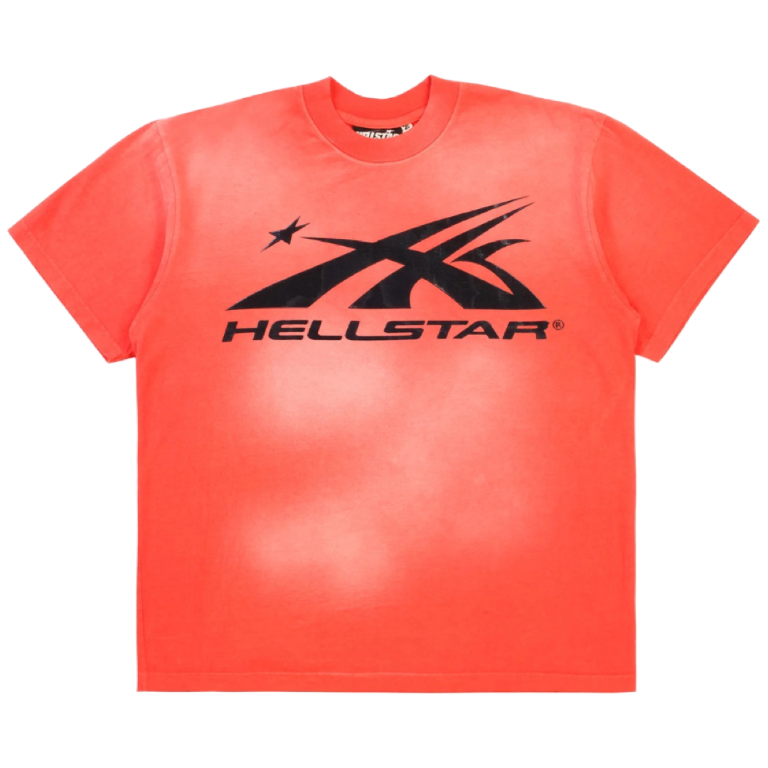 Hellstar Logo Tee (Faded Red/Black)