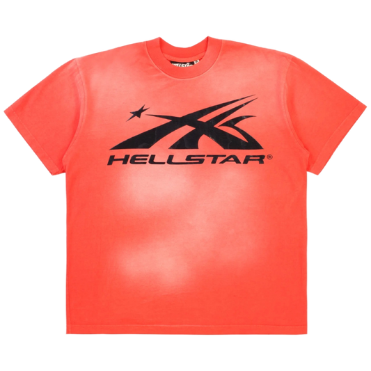 Hellstar Logo Tee (Faded Red/Black)