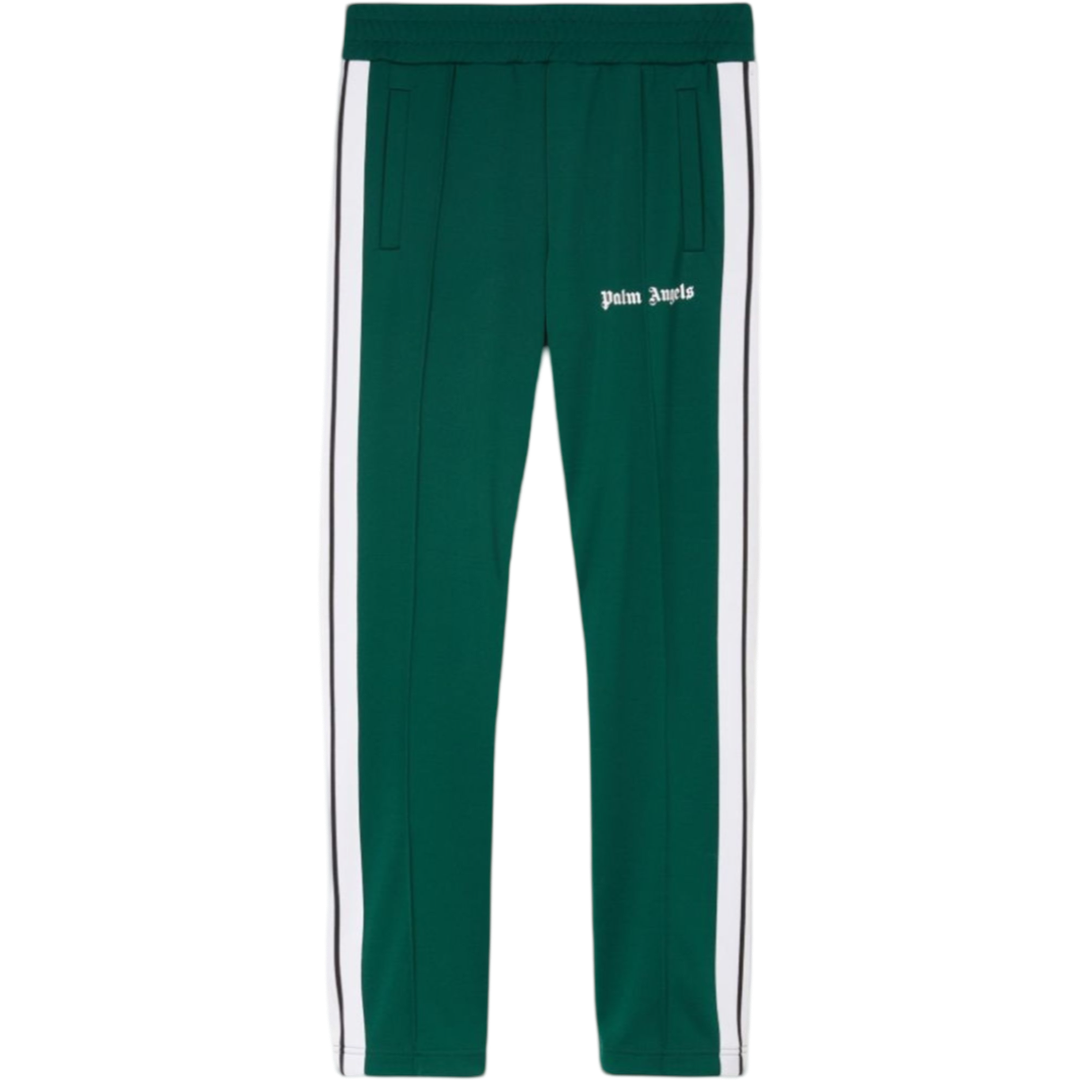 Palm Angels Classic Track Pants (Green/White)