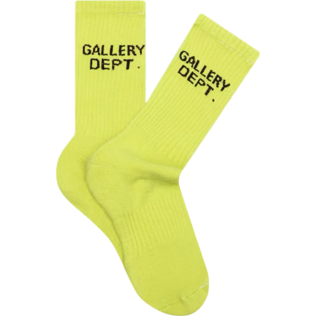 Gallery Dept Socks (Lime Green)
