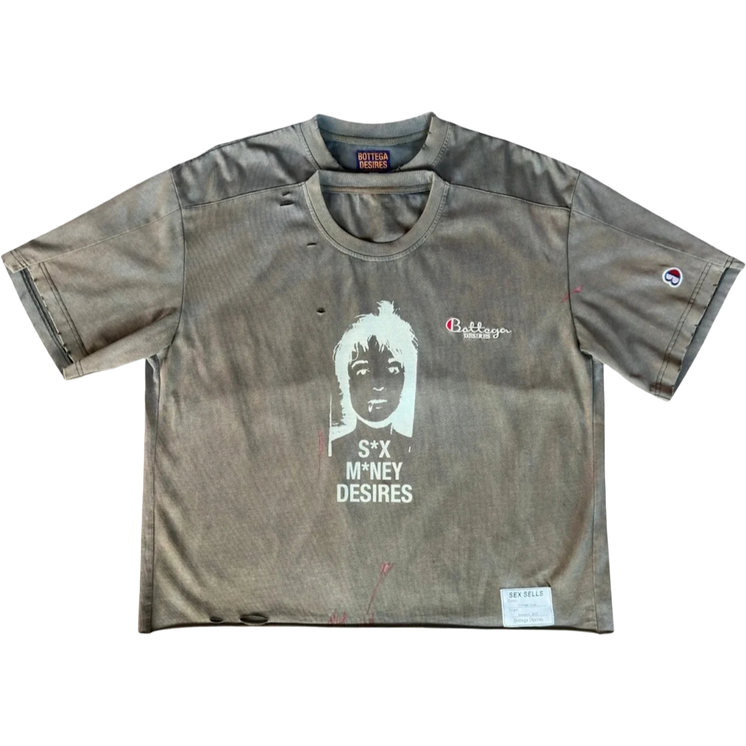 Bottega Desires ‘Sex Sells’ Tee (Grey)