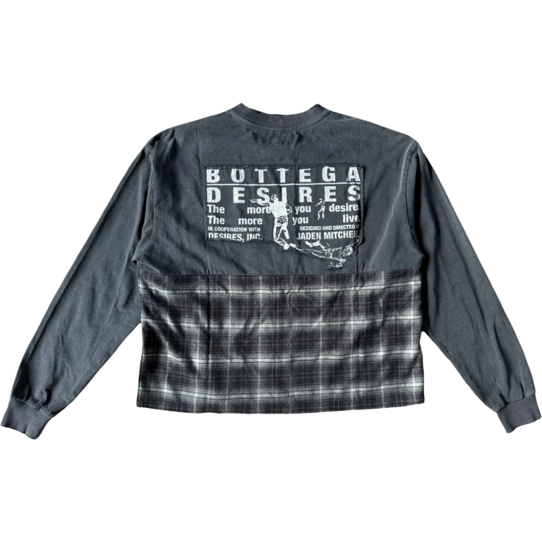 Bottega Desires Hybrid Flannel Tee