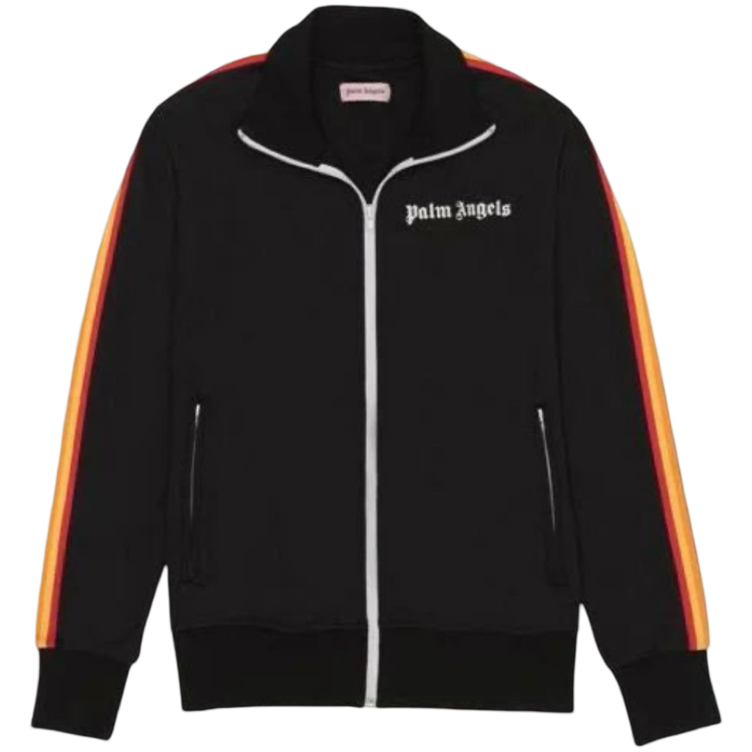 Palm Angels Classic Rainbow Track Jacket (Black/Multi)