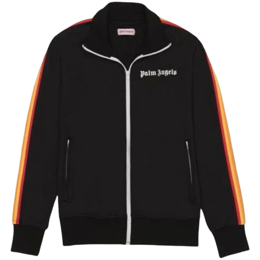 Palm Angels Classic Rainbow Track Jacket (Black/Multi)