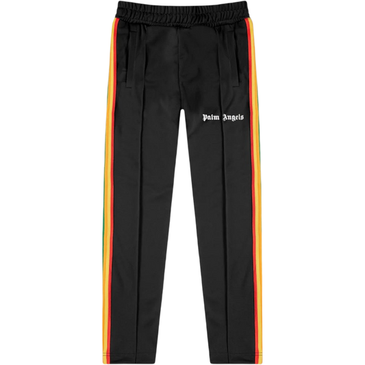Palm Angels Classic Rainbow Track Pants (Black/Multi)