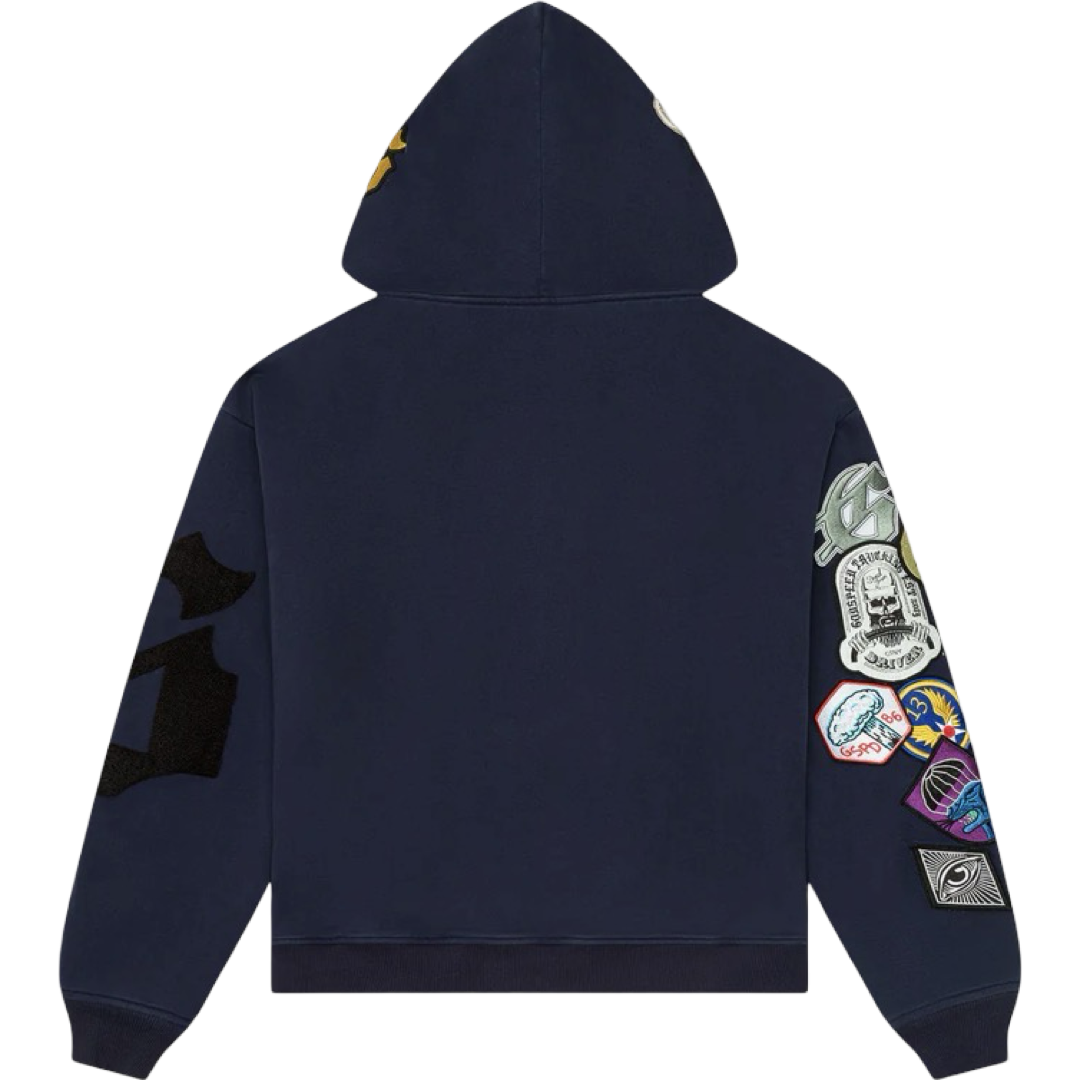 GodSpeed ‘Squadron’ Zip Up Hoodie (Blue)