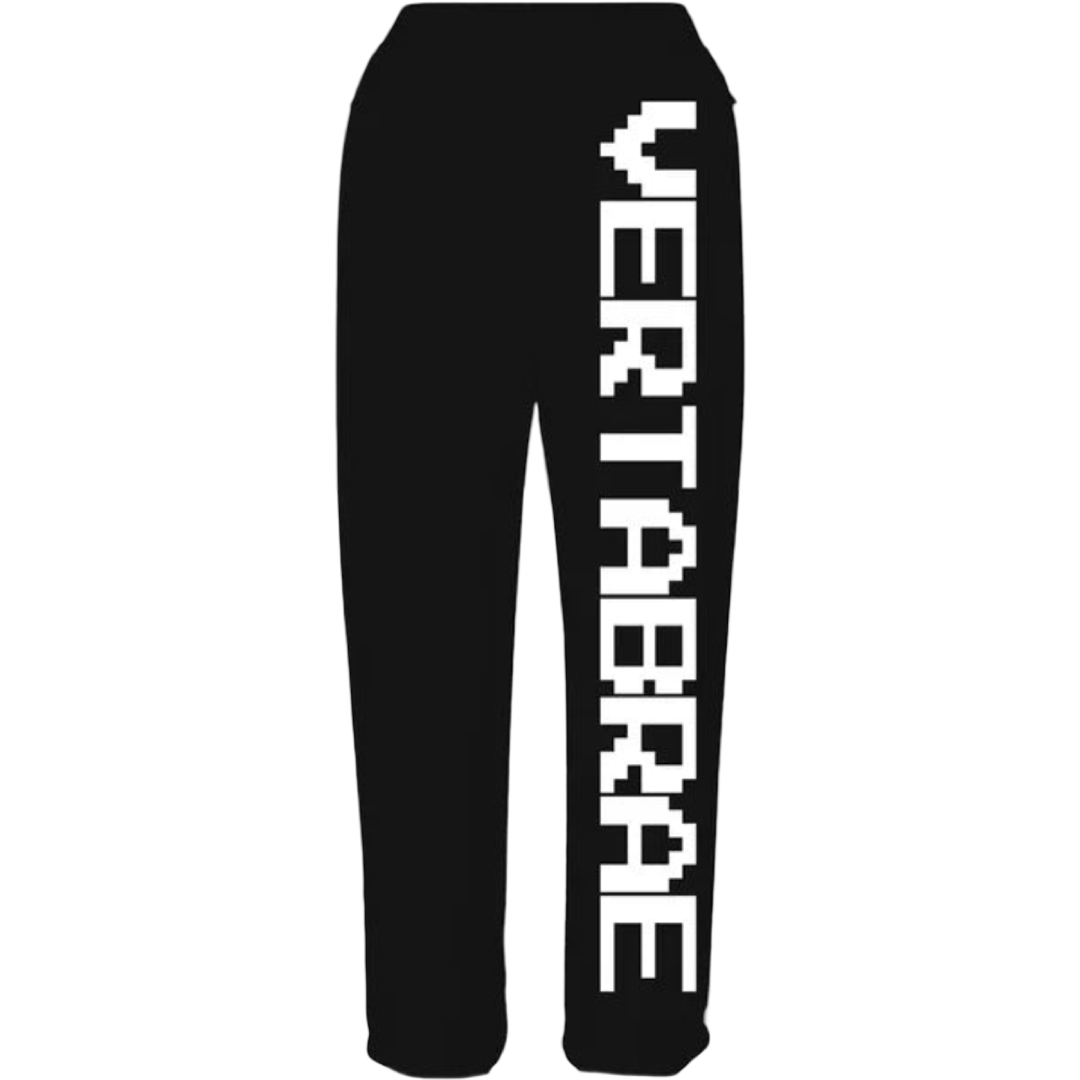 Vertabrae Sweatpants (Black/White)