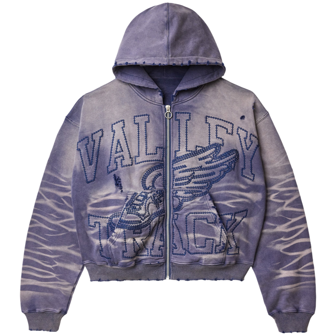 Vale Typhoon Garden Zip Up Hoodie (Purple)