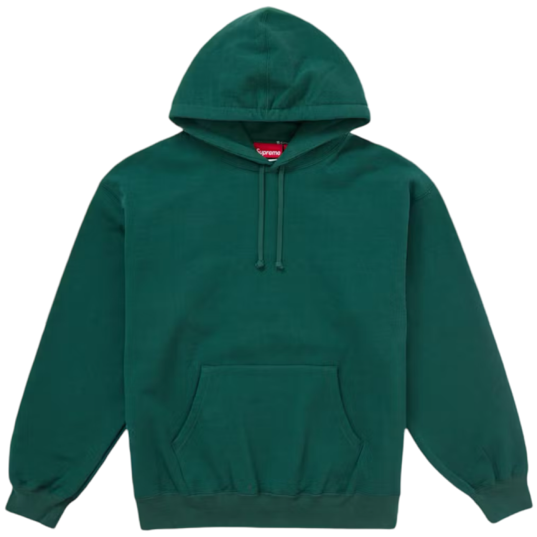 Supreme Satin Appliqué Hoodie (Dark Green)
