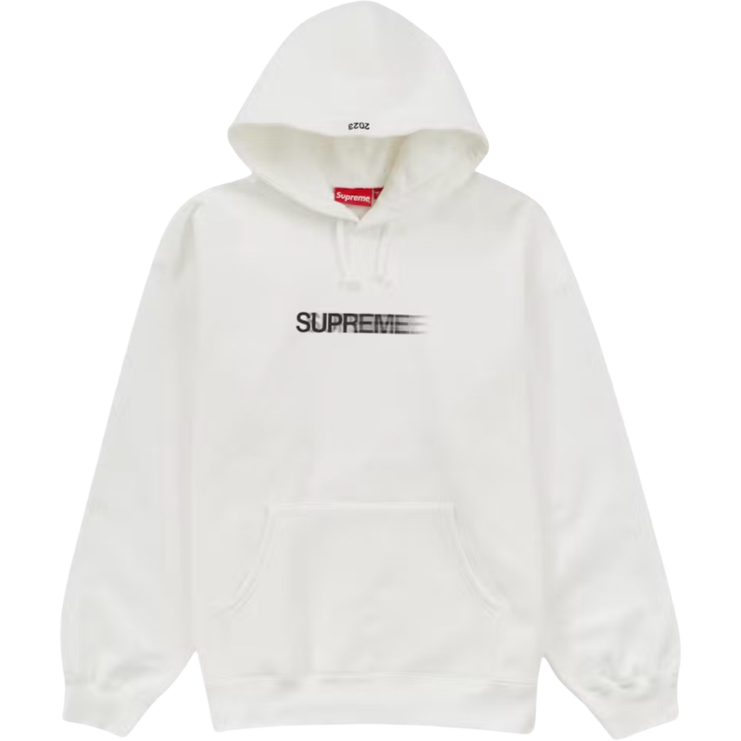 Supreme Motion Logo Hoodie (White)