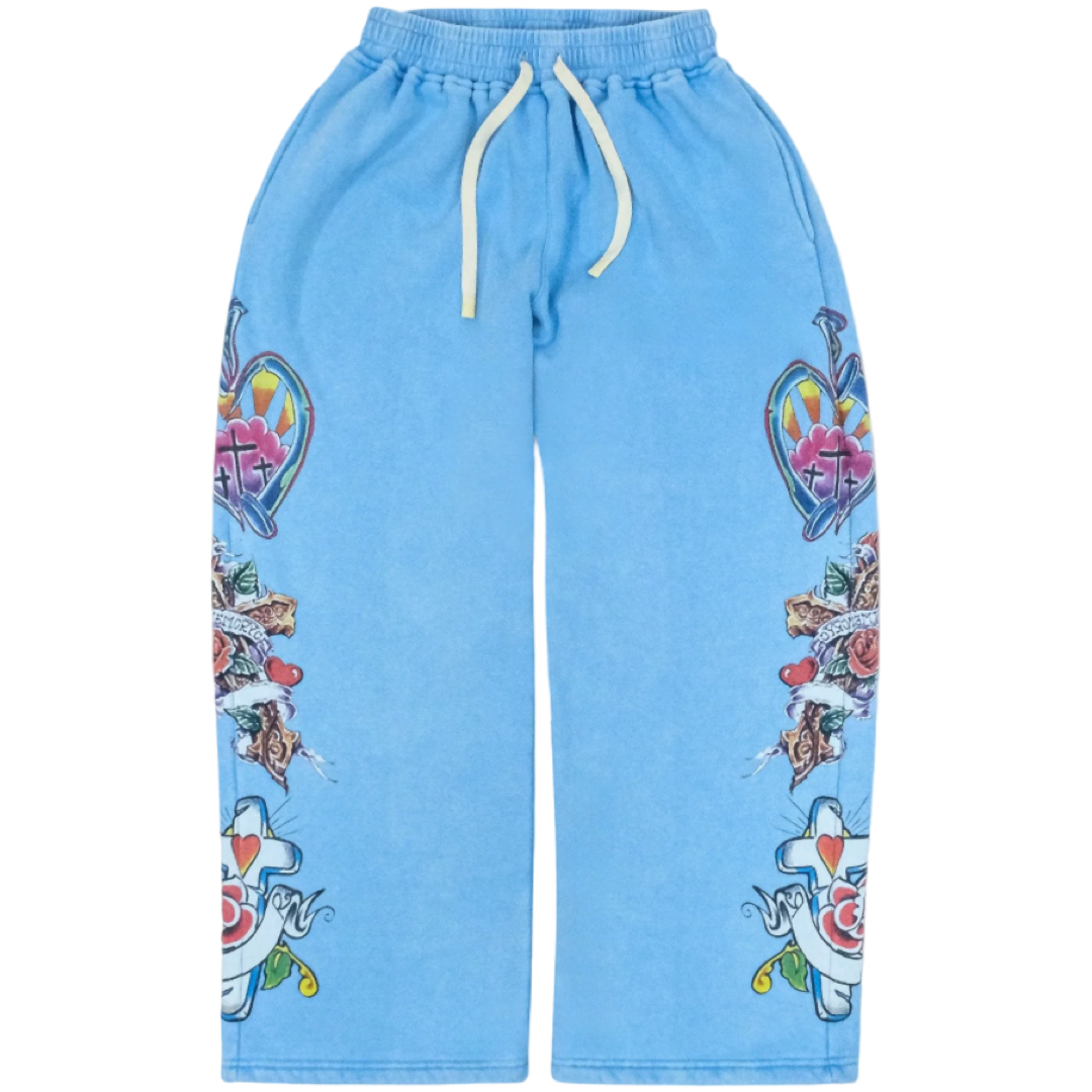 Righteous "Risen King" Sweatpants (Blue)
