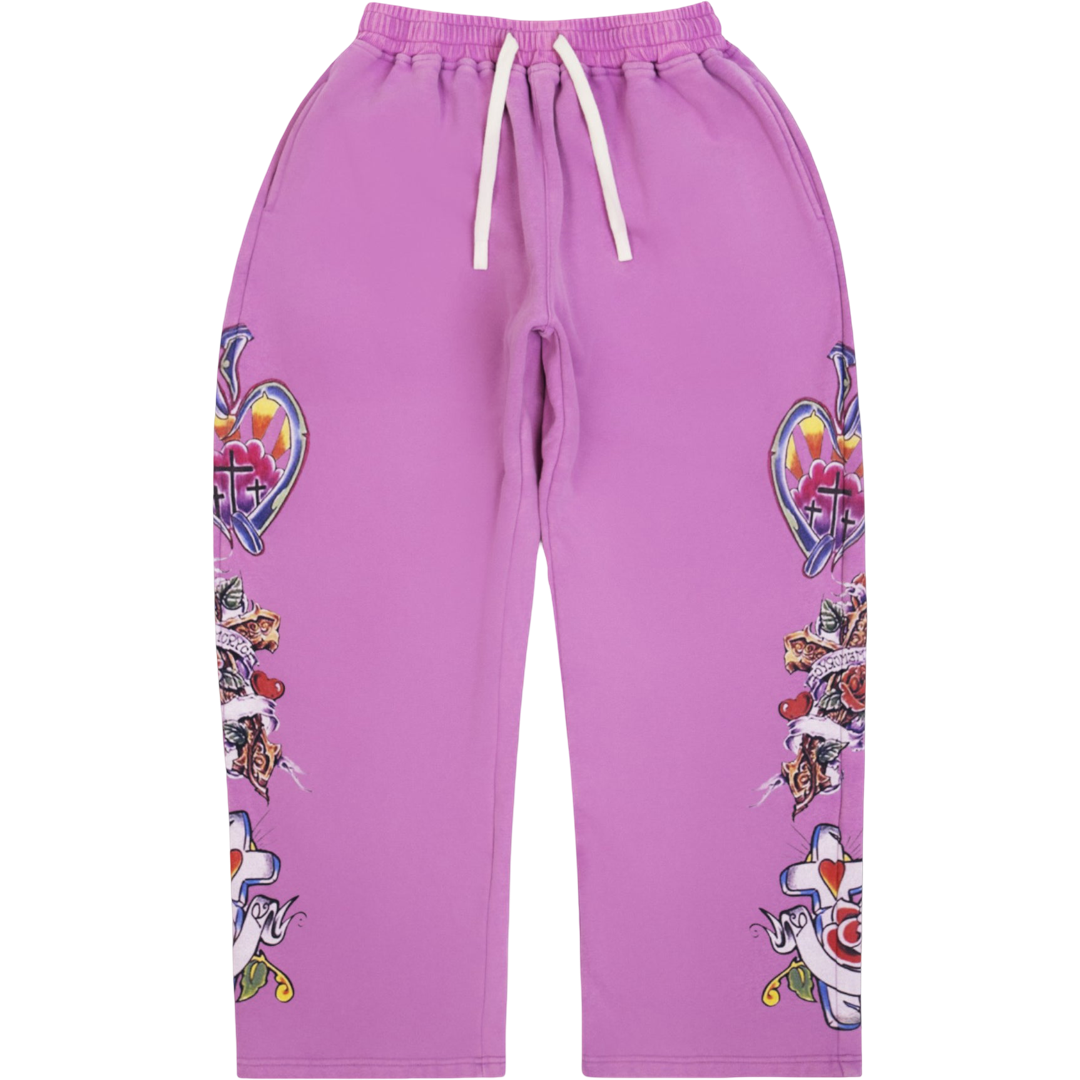 Righteous "Risen King" Sweatpants (Purple)