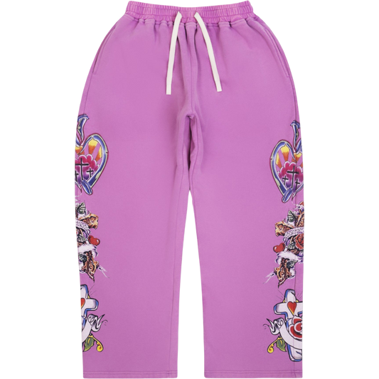 Righteous "Risen King" Sweatpants (Purple)