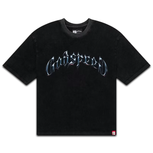 Godspeed Symmetrical Logo Tee (Washed Black)