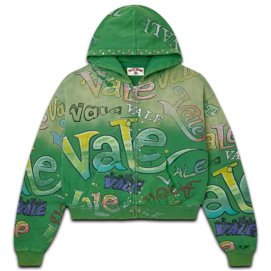 Vale Forever Inferno Zip-Up Hoodie (Green)