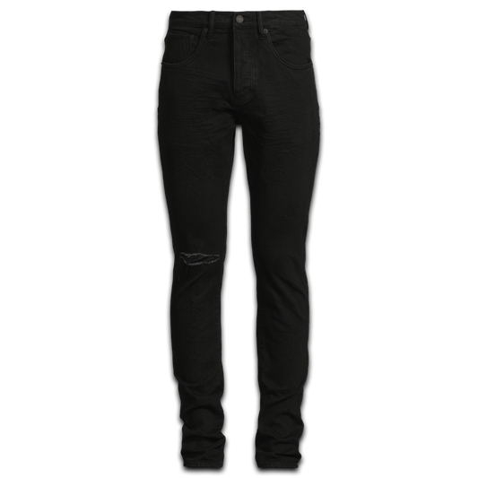 Amiri MX1 Distressed Skinny Jeans (Black)