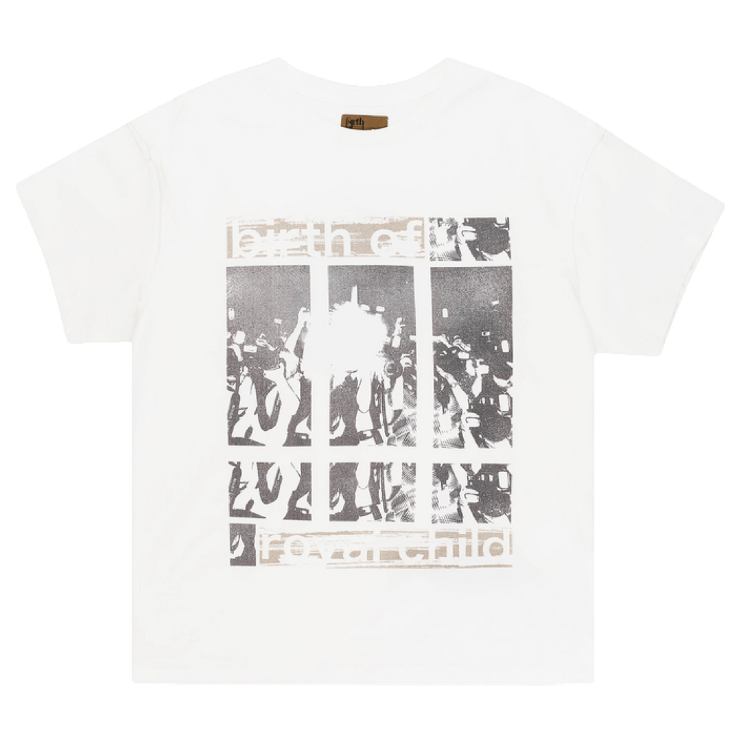 Birth of Royal Child Flashlight Tee (Vinatge White)