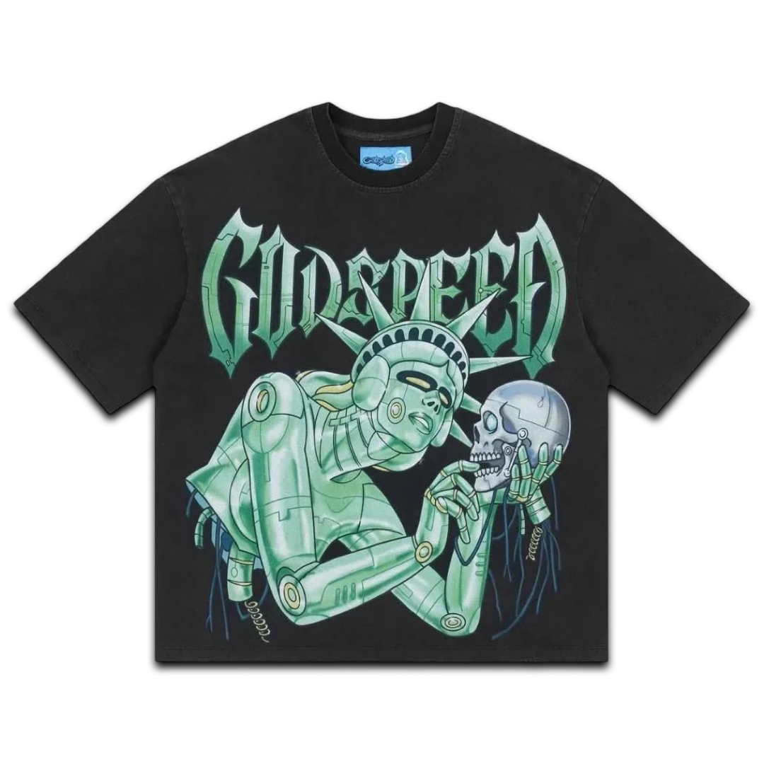 Godspeed New York’s Freedom Protocol Tee (Black)