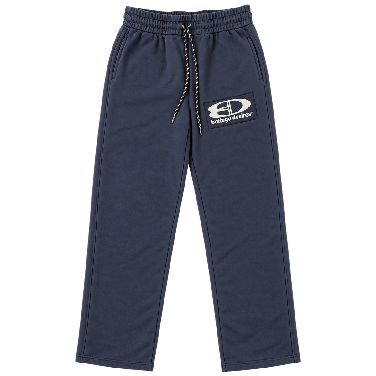 Bottega Desire Black Tech Sweatpants 'Navy/White'