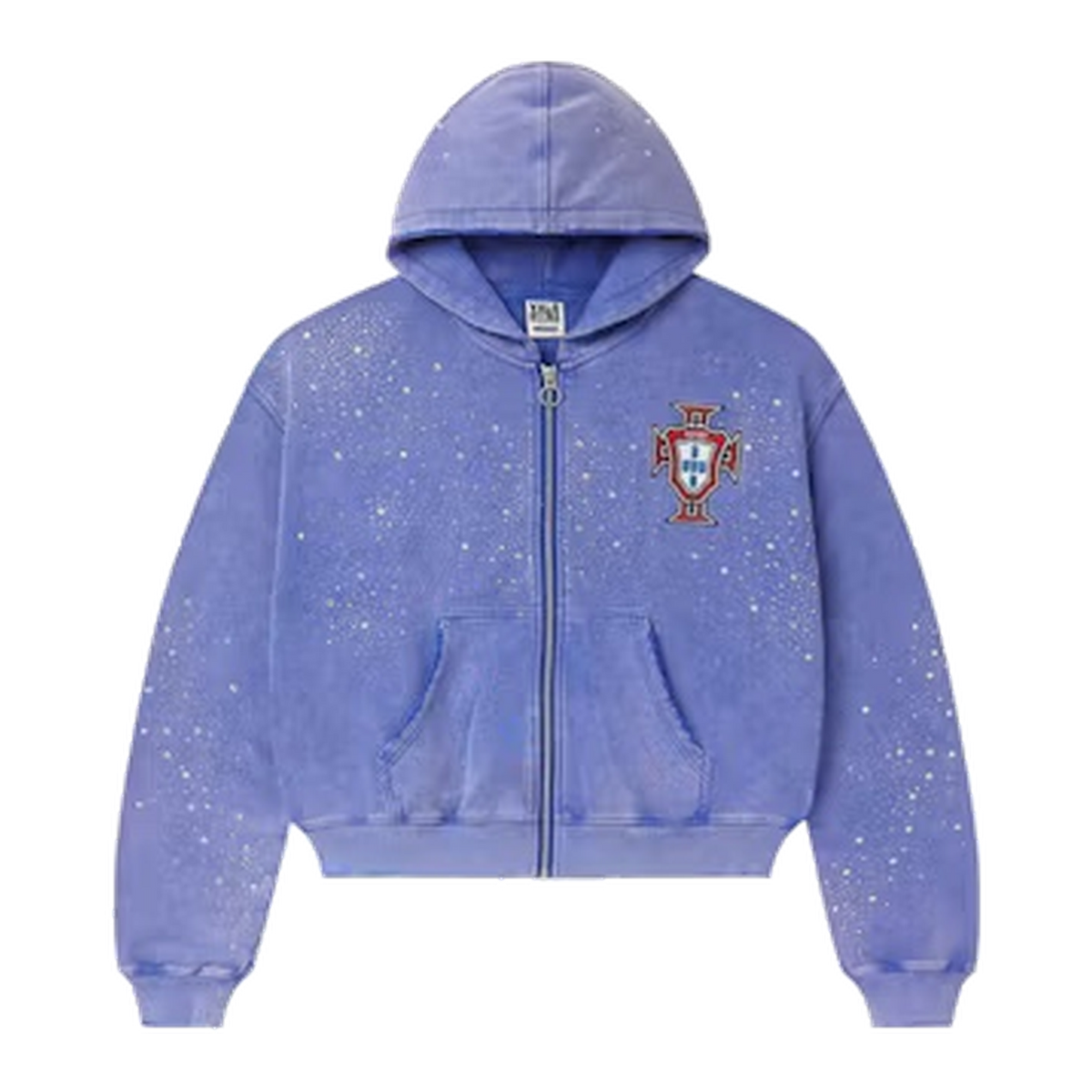 Vale Forever Sea Cluster Zip-Up Hoodie 'Light Blue'