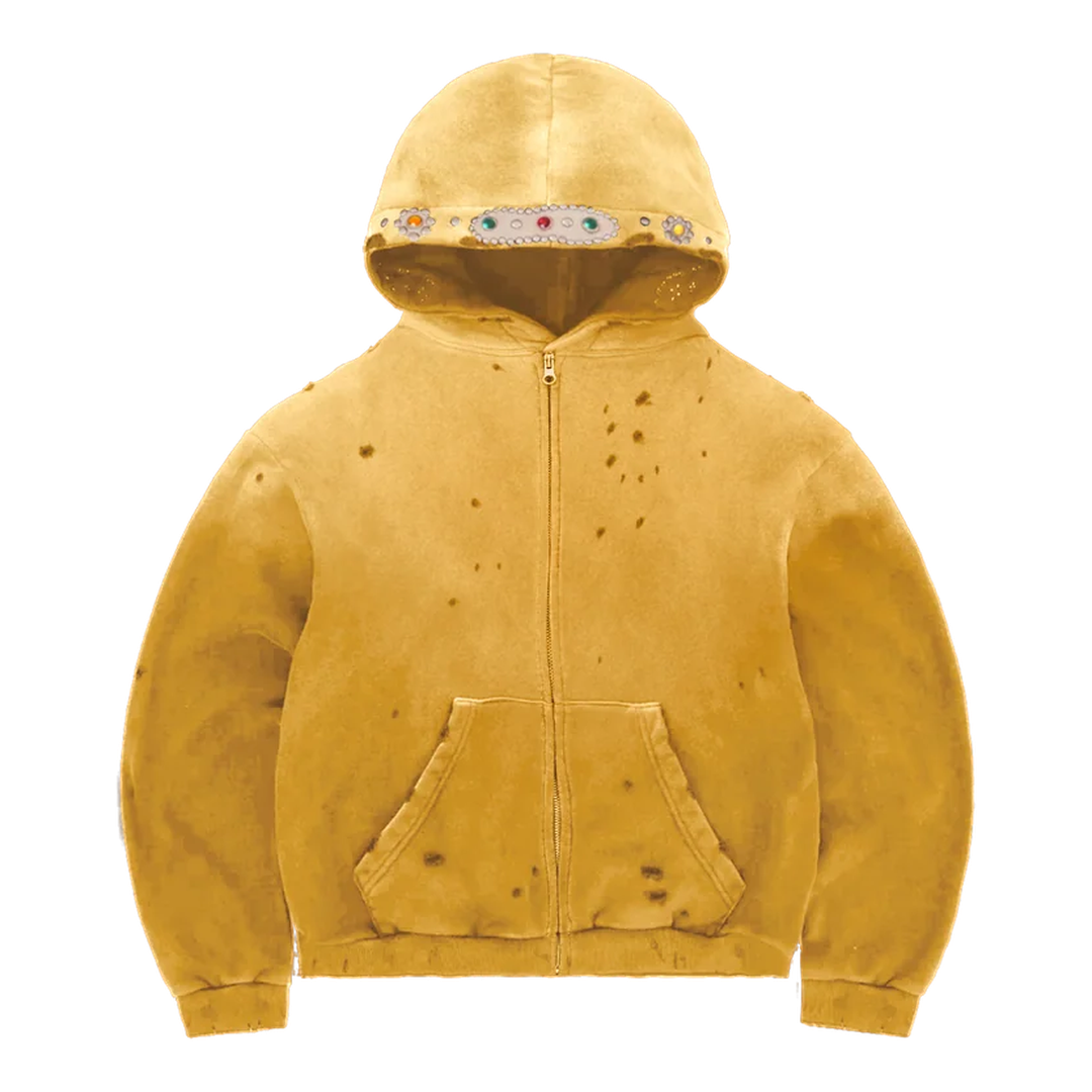 Bravest Studios Sapphire Zip Hoodie 'Yellow'